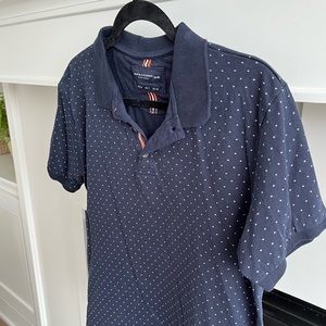 Mens Patterned Polo